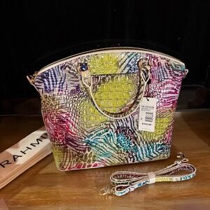 Brahmin Large Duxbury Satchel Wild Melbourne
